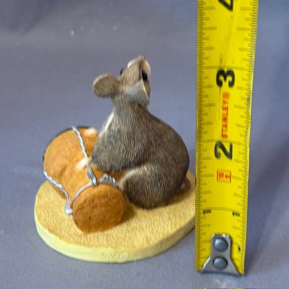Vintage Mouse Figurine After The Party Mice Munro Anthropomorphic Wine Cork Gift - Picture 3 of 4